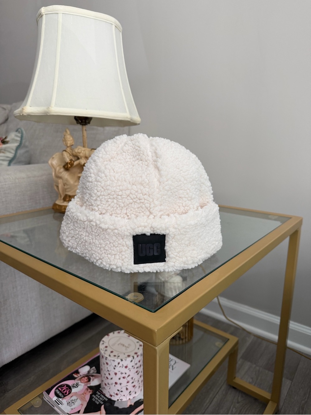 UGG Cream Sherpa Beanie
